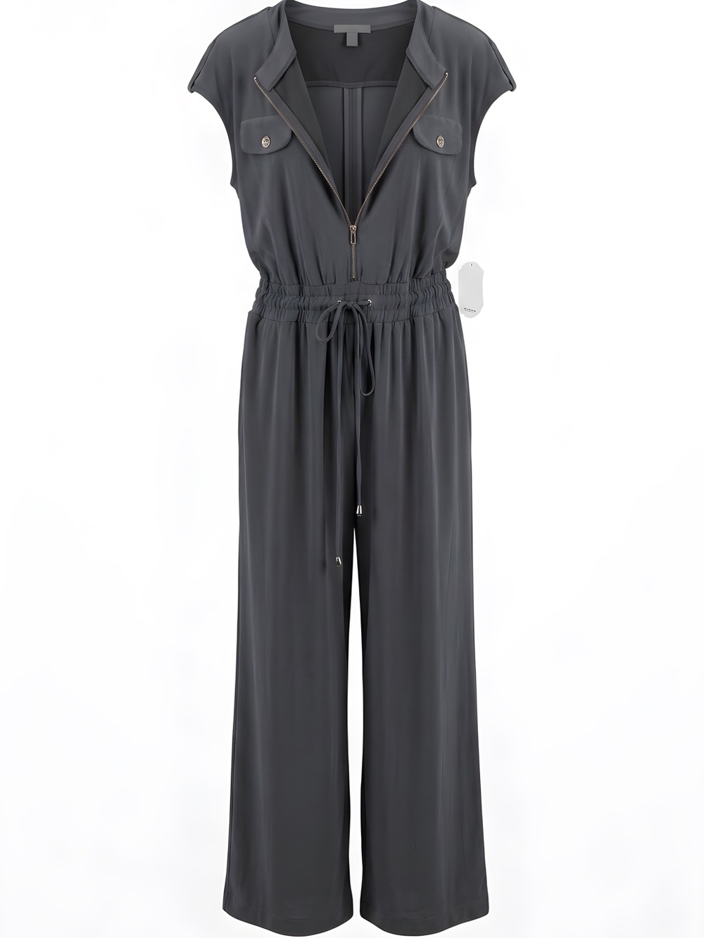 Emma & Michele Charcoal Maxi Jumpsuit